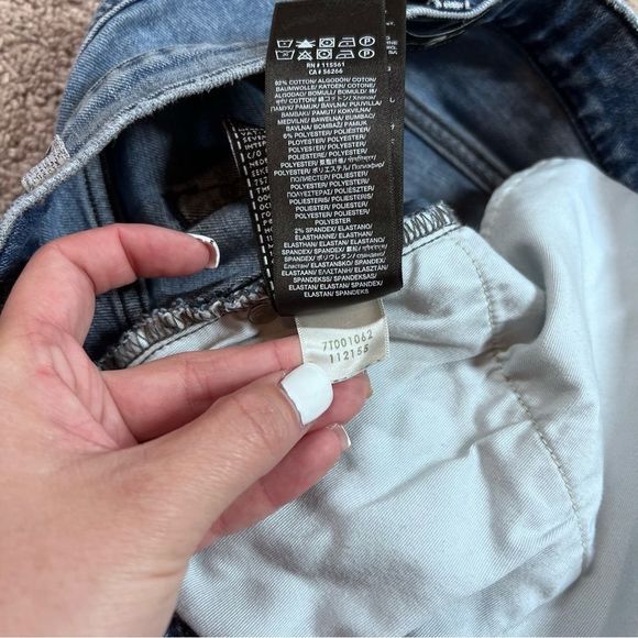 7 for all Mankind Jeans Size 30 Blue Denim Stretch Straight Leg - Picture 5 of 9